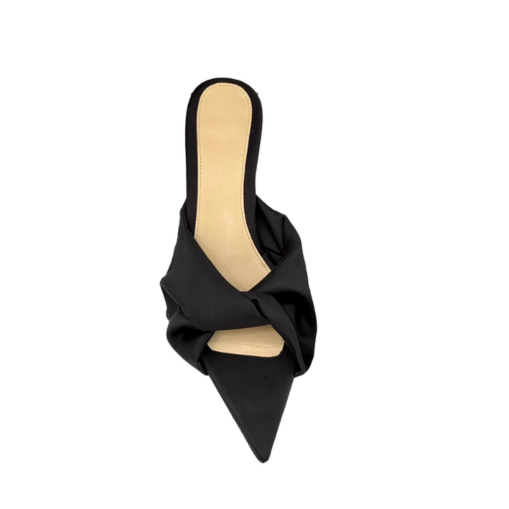 MACTI Kitten Heel Mules Sandals