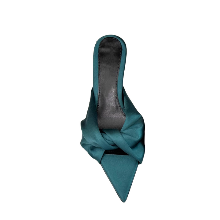 MACTI Kitten Heel Mules Sandals