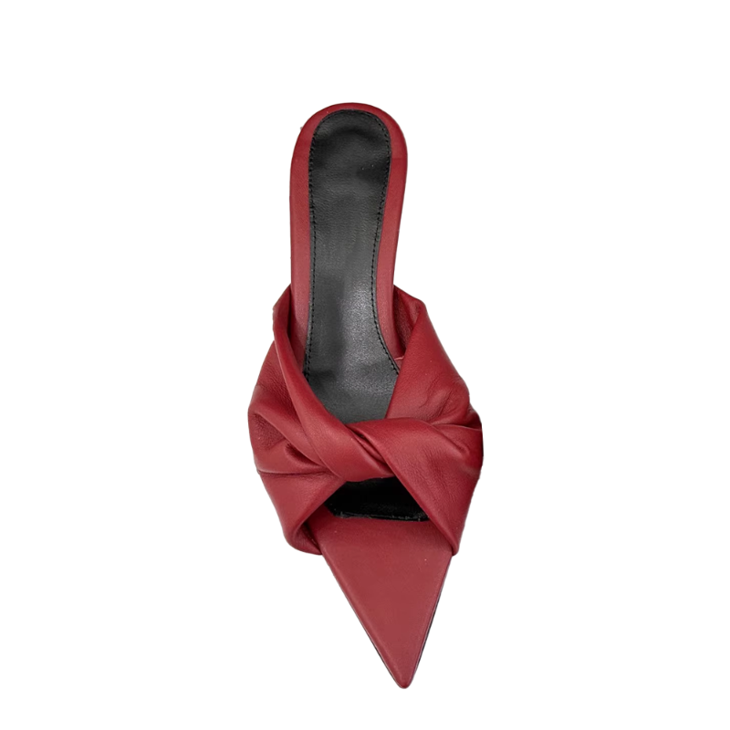 MACTI Kitten Heel Mules Sandals
