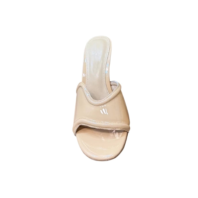 MAVRU Patent Leather Mules Sandals