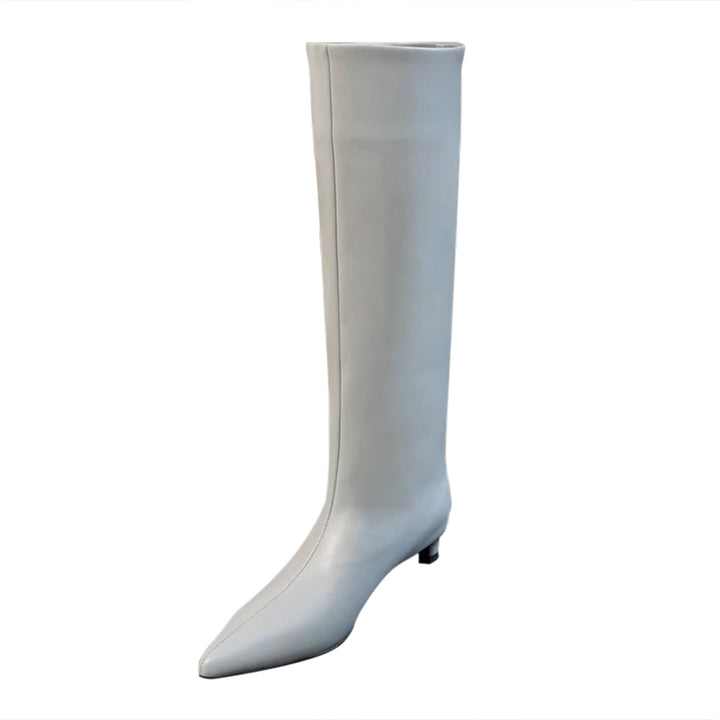 MUVIE Kitten Heel Knee High Boots