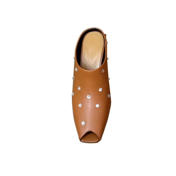 NADVO Diamante Mules Sandals