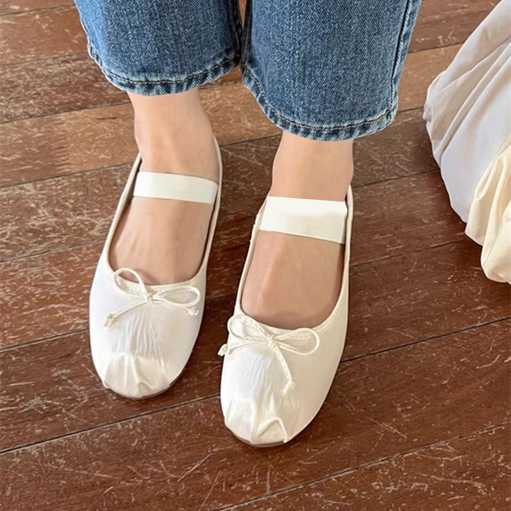 OEVIA Bow Flat Ballet Shoes