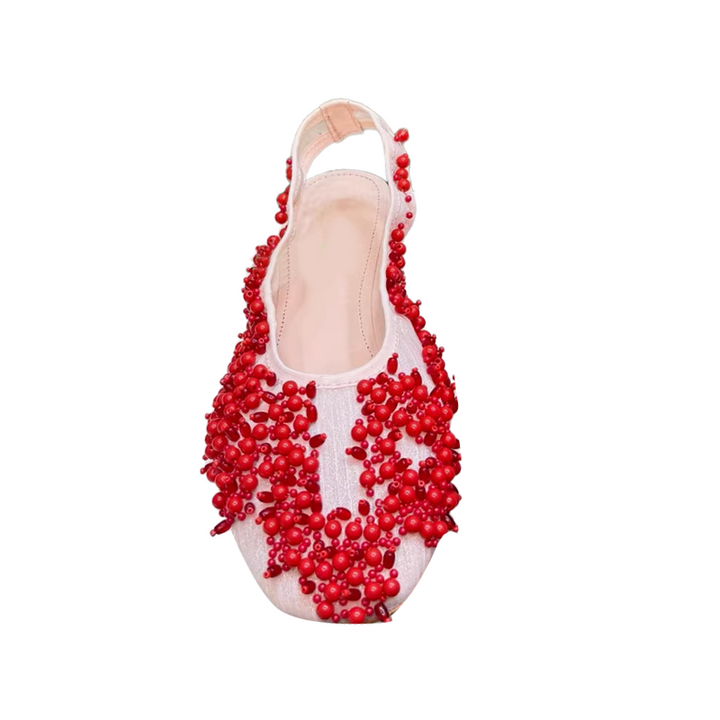 ROHET Beaded Flat Sandals