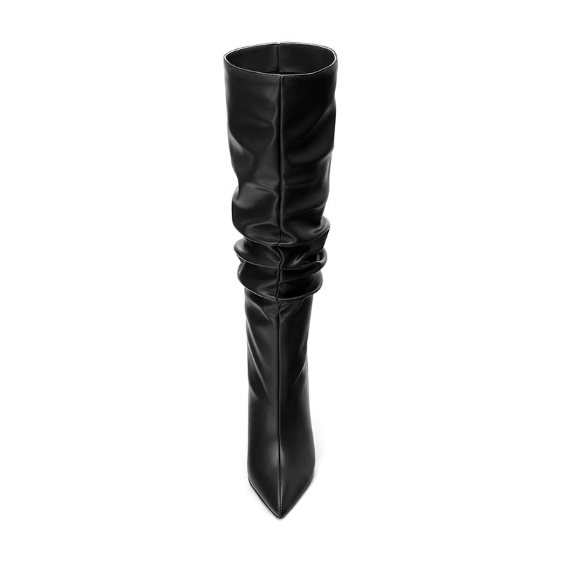 RUTDA Stiletto High Heel Knee High Boots