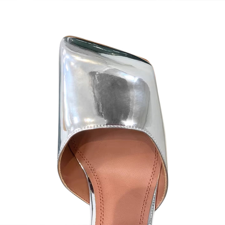 RUVCI Ankle Strap Block Heel Sandals