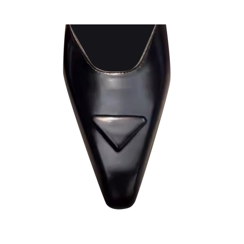 SEKIN Block Heel Buckled Pumps