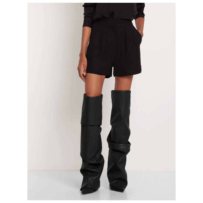 SERUK Leather Over The Knee Boots