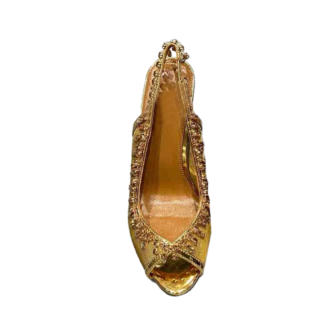 SGCAN Diamante Mesh High Heel Sandals