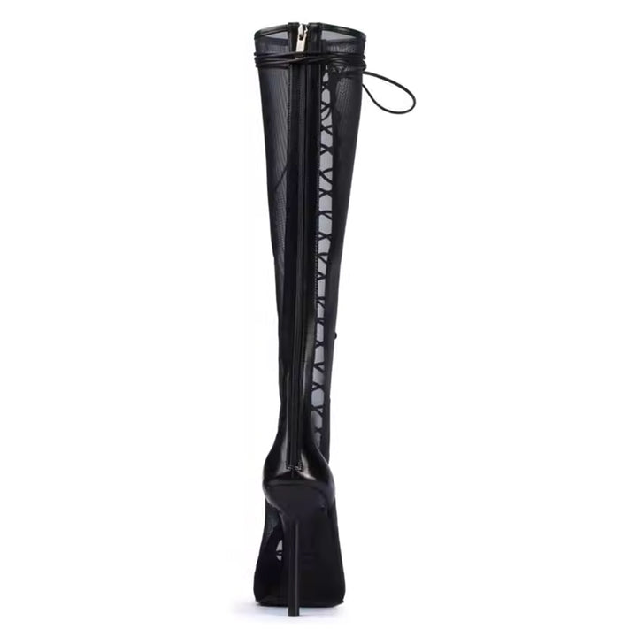 SIANA CUT OUT KNEE HIGH BOOTS