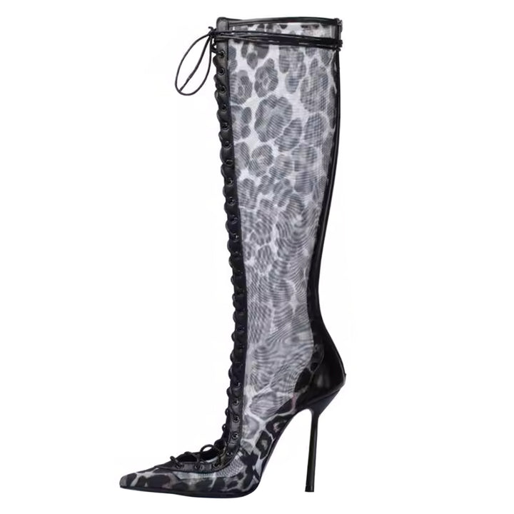 SIANA CUT OUT KNEE HIGH BOOTS