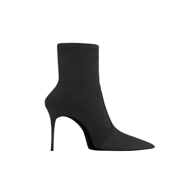 SUMCI Stiletto Heel Ankle Boots - 6cm