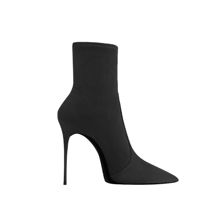 SUMCI Stiletto Heel Ankle Boots - 8cm