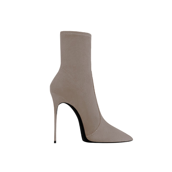 SUMCI Stiletto Heel Ankle Boots - 10cm