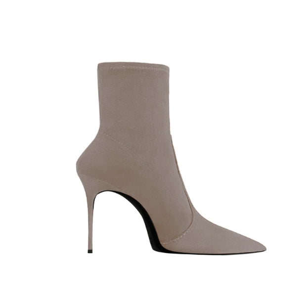 SUMCI Stiletto Heel Ankle Boots - 6cm