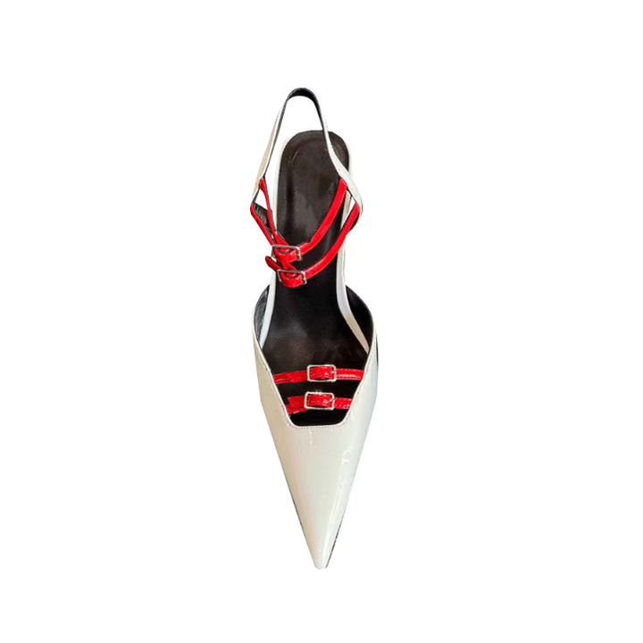 SURTV Buckled High Heel Sandals