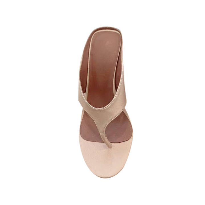 TENVU Flip Flop Wedged Mules Sandals