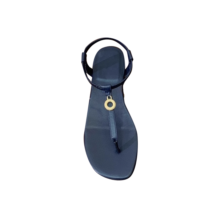 TOVCI Metal Embellished Flat Sandals