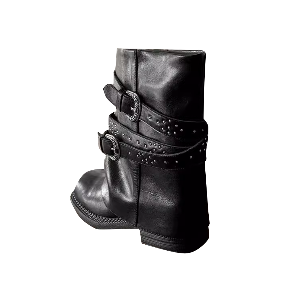 TUSCI Studded Ankle Boots