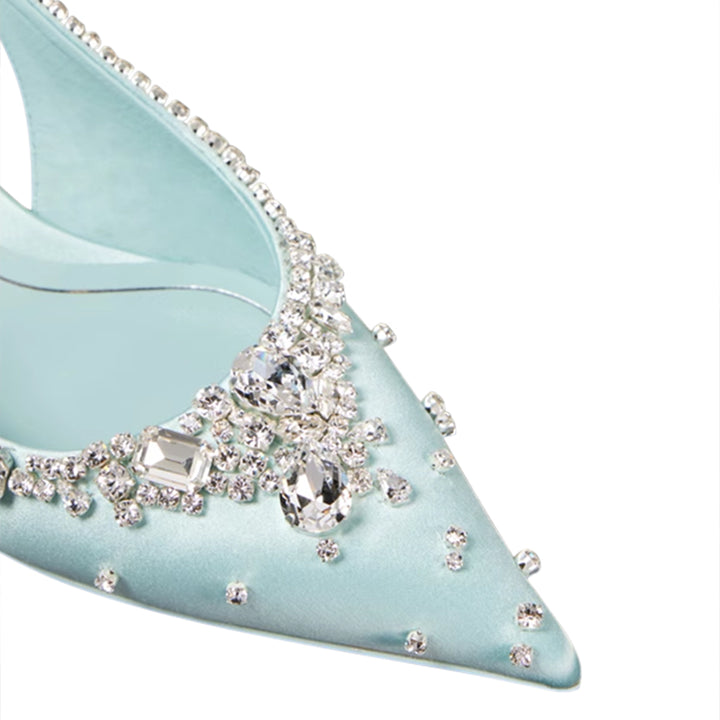 VEDFA Diamante Mid Heel Sandals - 5cm