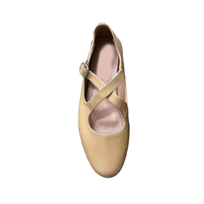 VIANN Cross Flat Ballet Shoes