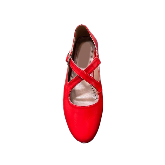 VIANN Cross Flat Ballet Shoes