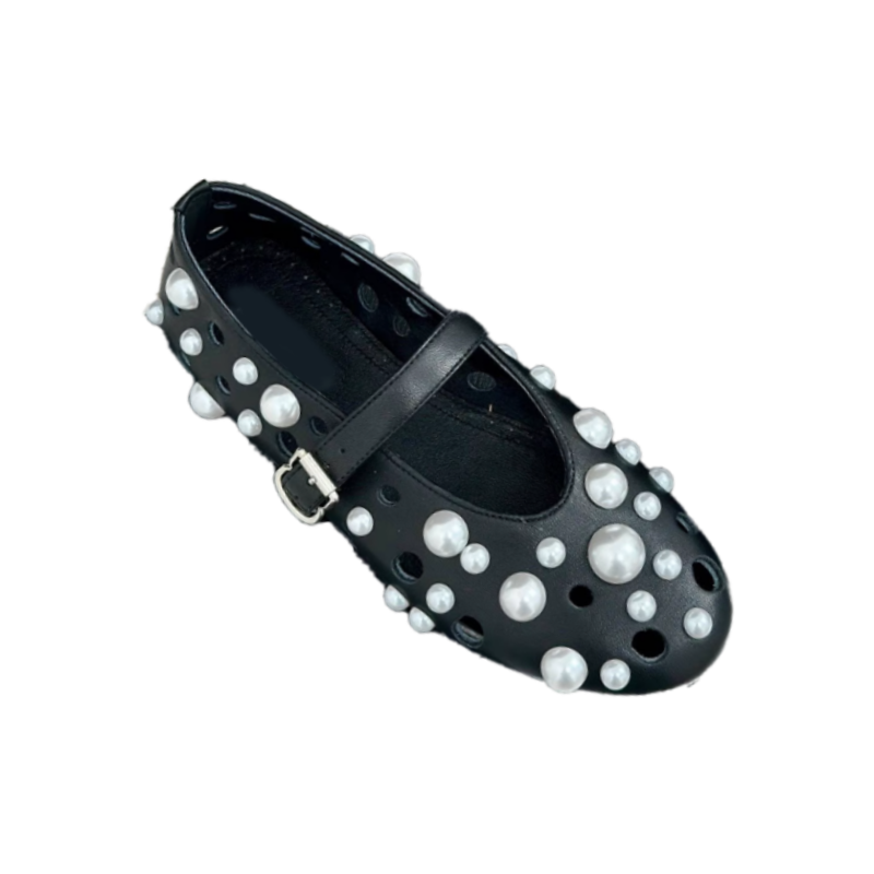 VIANN Pearl Flat Ballet Shoes