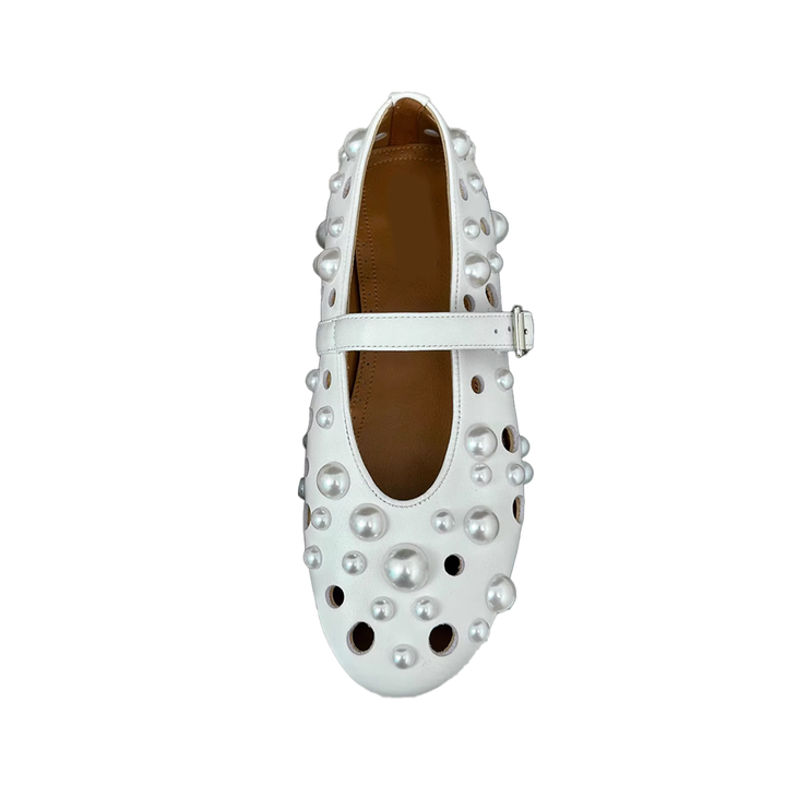 VIANN Pearl Flat Ballet Shoes