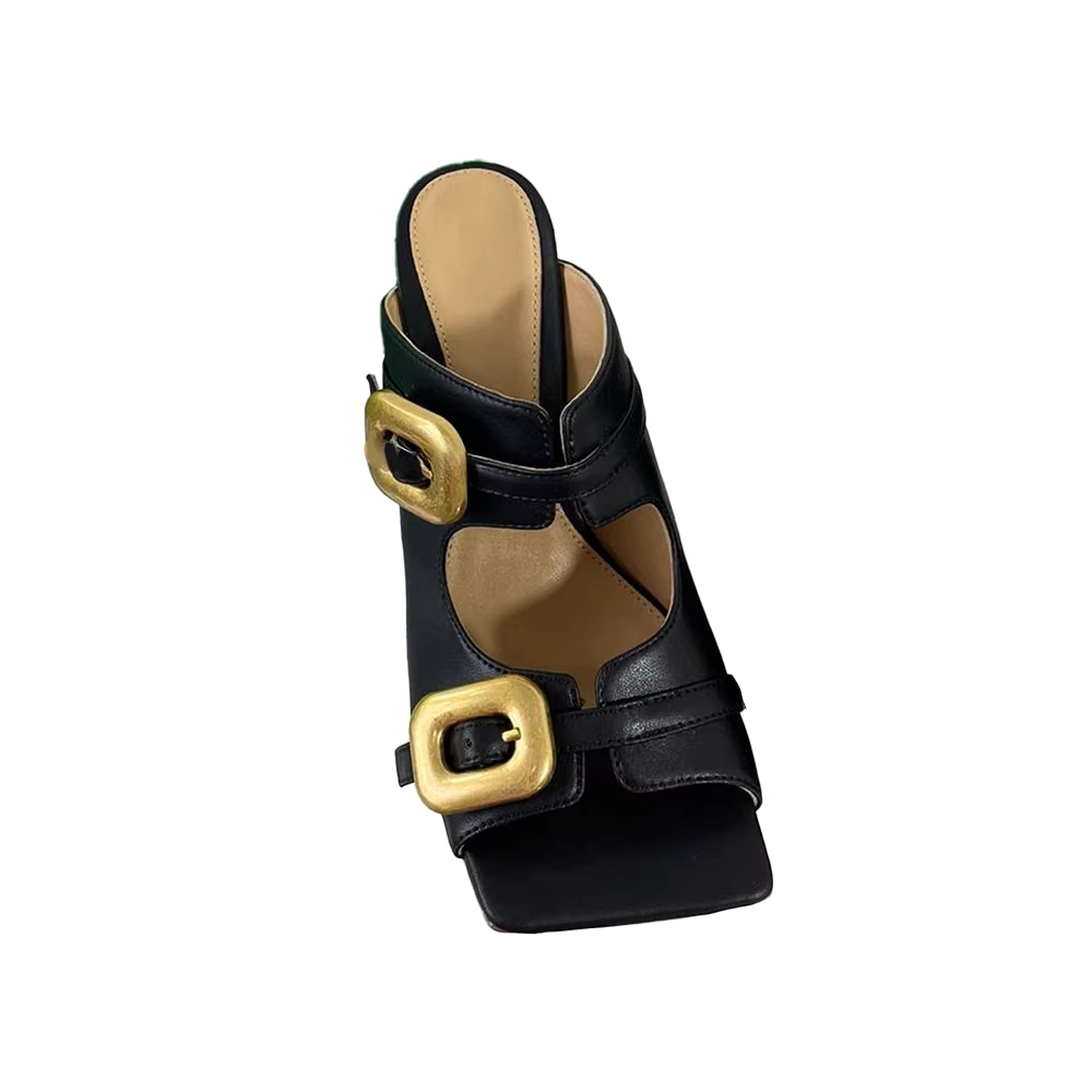 VTROS Buckled Mules Sandals