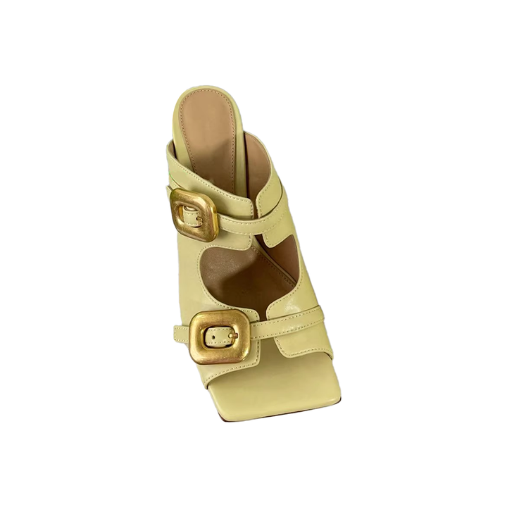 VTROS Buckled Mules Sandals