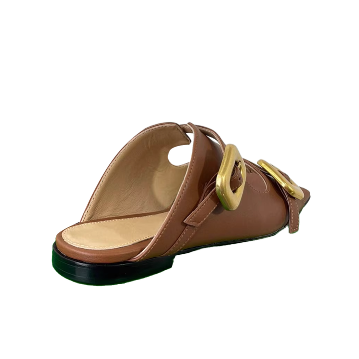 NUVST Buckled Slippers Slides