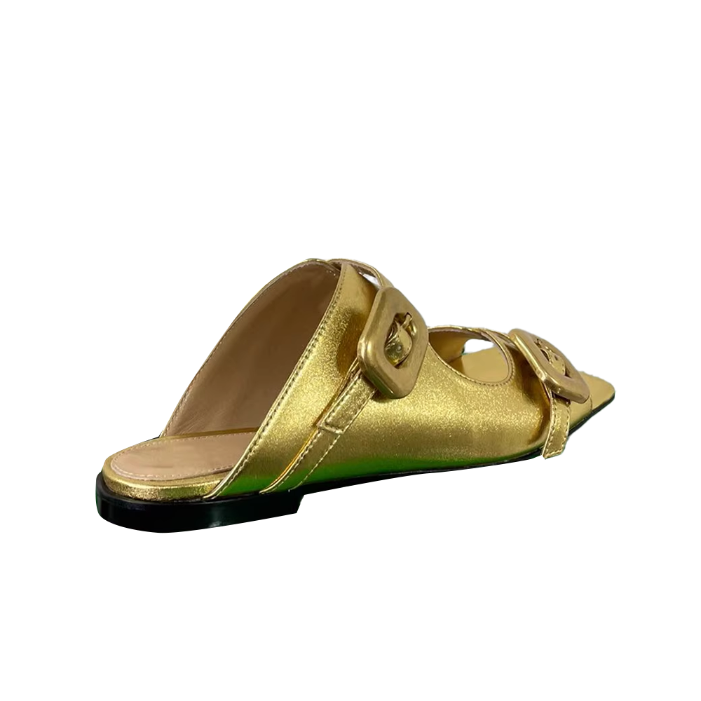 VTROS Buckled Slippers Slides