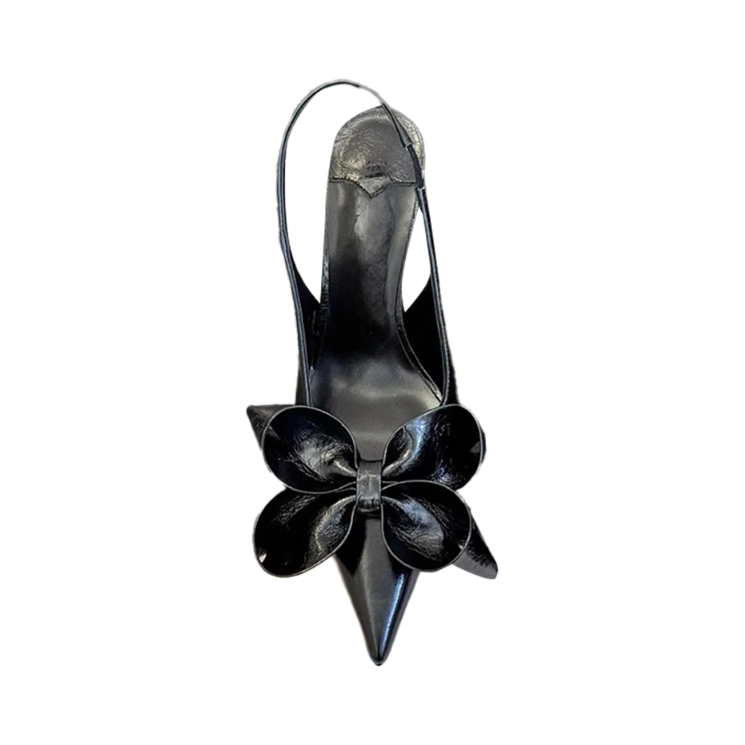 VUIEK Bow Kitten Heel Sandals