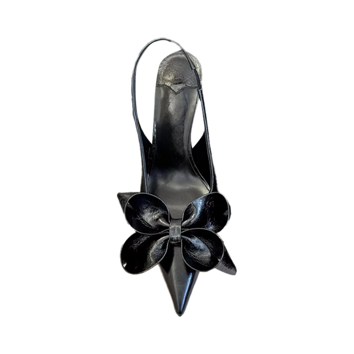 VUIEK Bow Kitten Heel Sandals