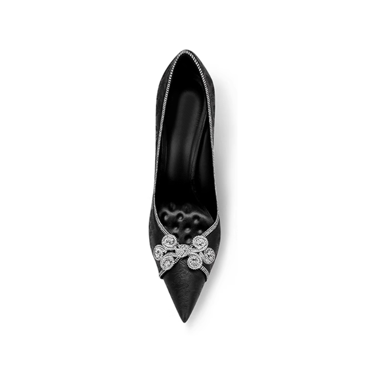 VUTRI Diamante Stiletto Heel Pumps - 6cm