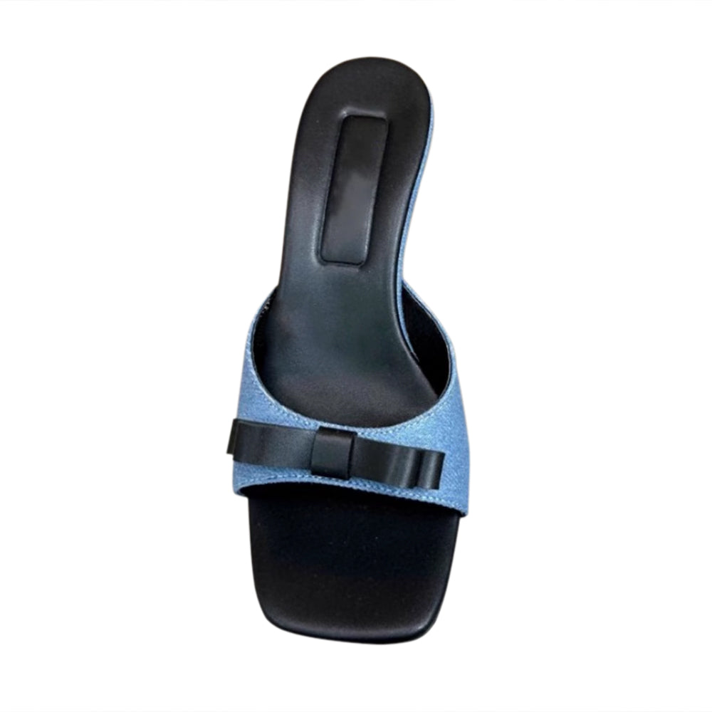 XUNEV Bow Mules Sandals