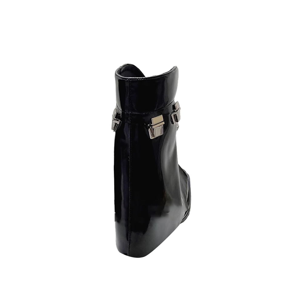 ZIDEM Lock Details Ankle Boots