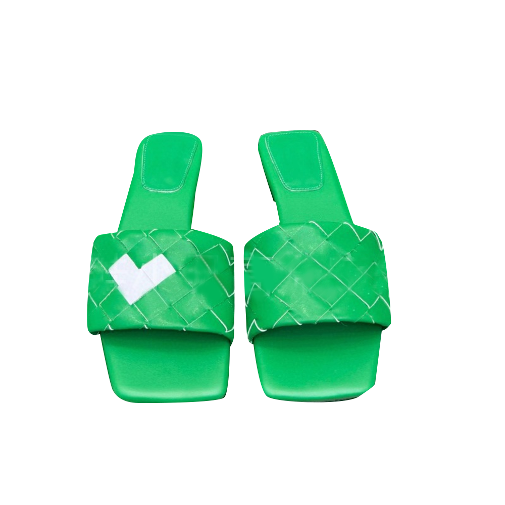 ZOVSE Heart Braided Slippers Slides