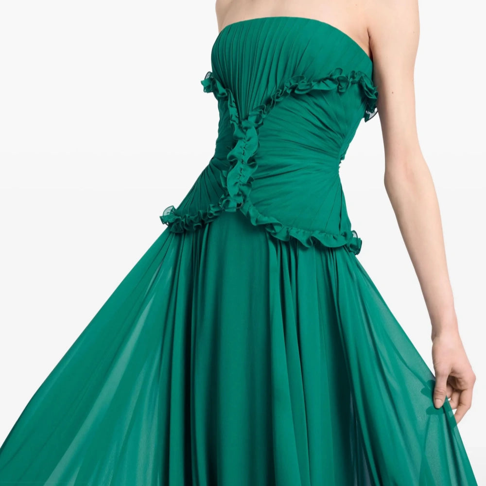 RONTE Tube Evening Dress Gown