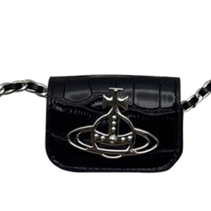 PXIQU Stone Grain Leather Waist Belt Bag