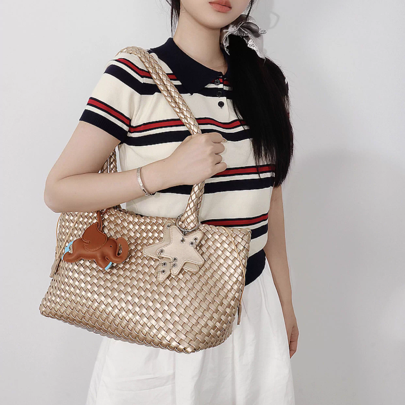 BEVTO Braided Tote Bag