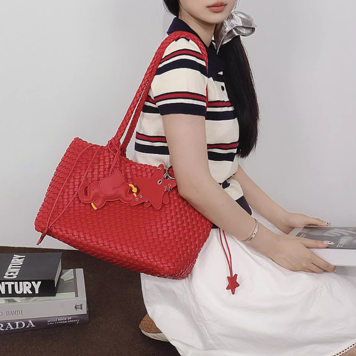 BEVTO Braided Tote Bag
