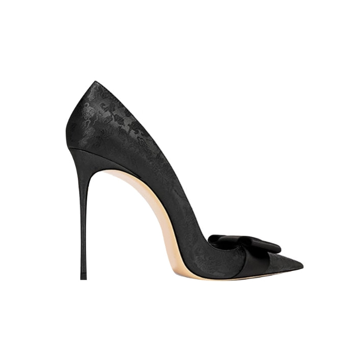 COSET Bow Mid Heel Pumps - 8cm