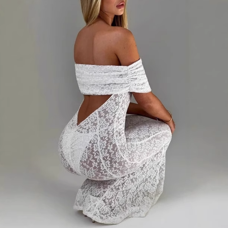 COVTA Off-Shoulder Long Dress