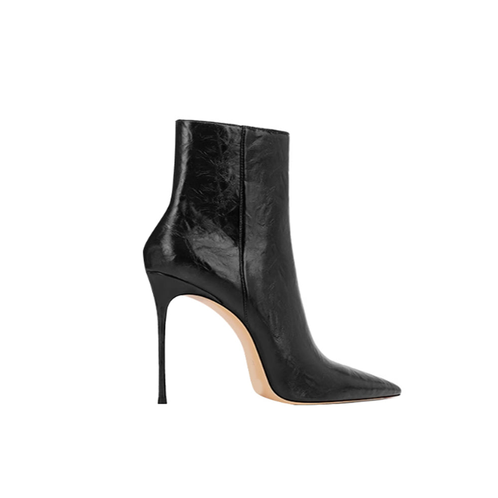 ERUCI Stiletto High Heel Ankle Boots - 8cm