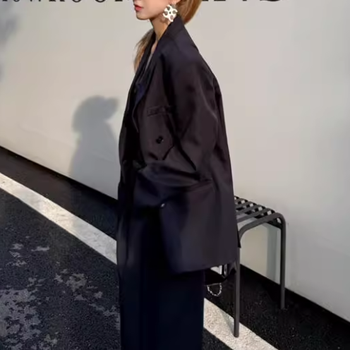 FECOV Button Lapel Blazer