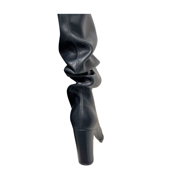 HEMLO Fold Knee High Boots