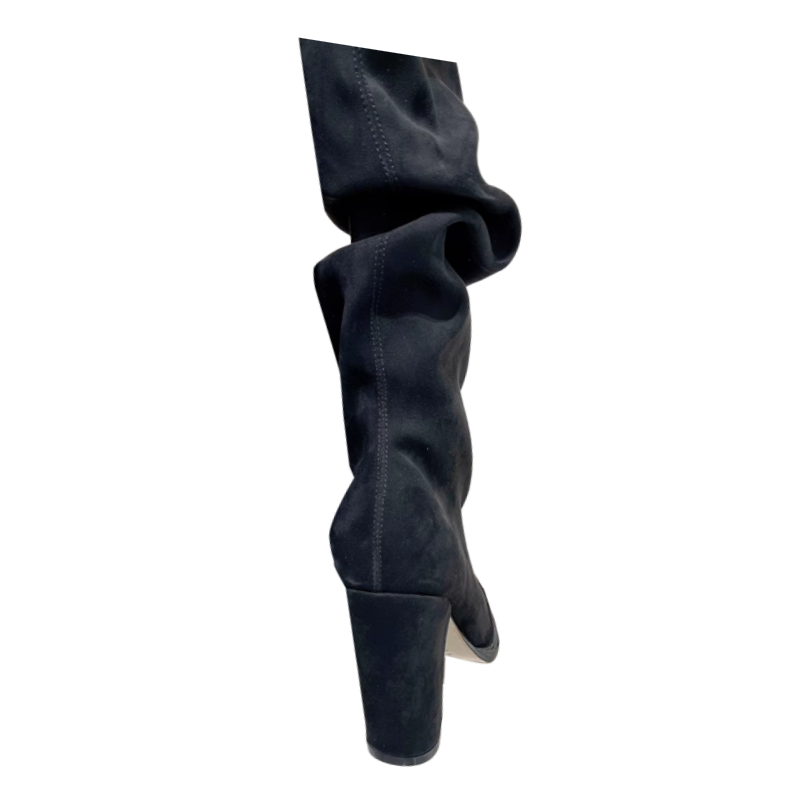 HEMLO Fold Knee High Boots