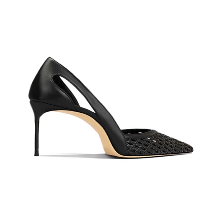 KAVCO Braided Mid Heel Pumps - 6cm