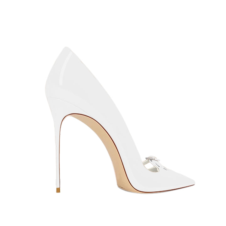KERVA Diamante Buckled High Heel Pumps - 10cm